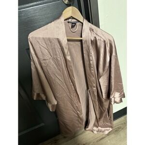 Victoria's Secret Vintage 90s Large Baby Pink Coquette Feminine Satin Night Gown